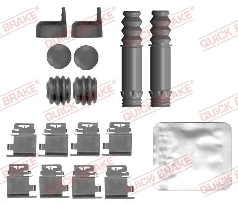 Priedų komplektas, diskinių stabdžių trinkelės QUICK BRAKE 109-0159