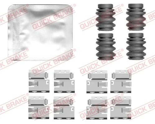 Priedų komplektas, diskinių stabdžių trinkelės QUICK BRAKE 109-0174