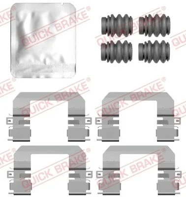 Priedų komplektas, diskinių stabdžių trinkelės QUICK BRAKE 109-0176