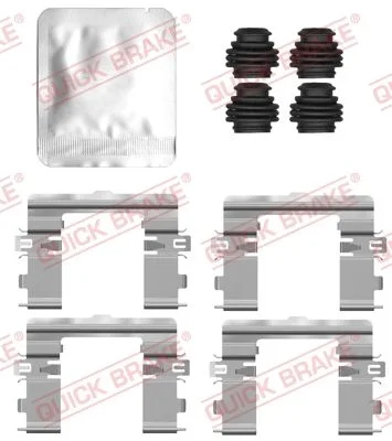 Priedų komplektas, diskinių stabdžių trinkelės QUICK BRAKE 109-0177