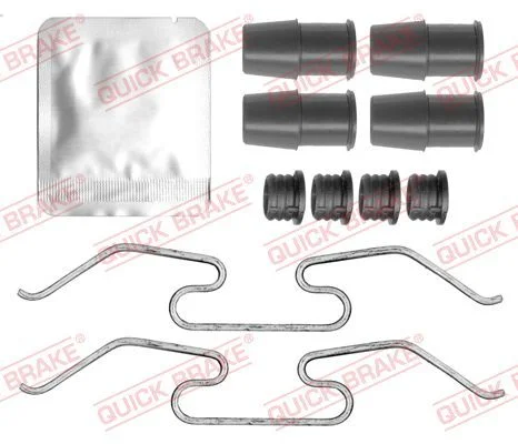 Priedų komplektas, diskinių stabdžių trinkelės QUICK BRAKE 109-0179