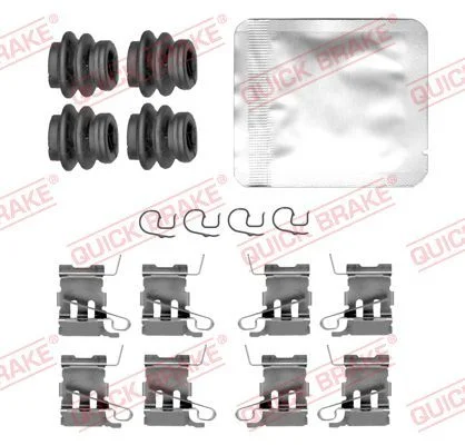 Priedų komplektas, diskinių stabdžių trinkelės QUICK BRAKE 109-0182