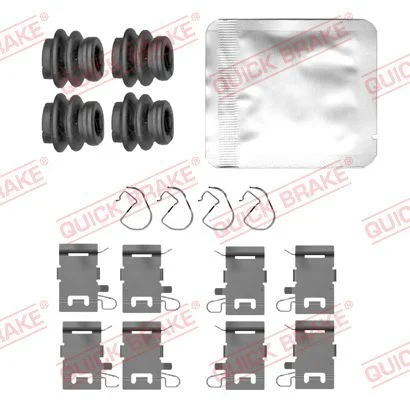 Priedų komplektas, diskinių stabdžių trinkelės QUICK BRAKE 109-0183