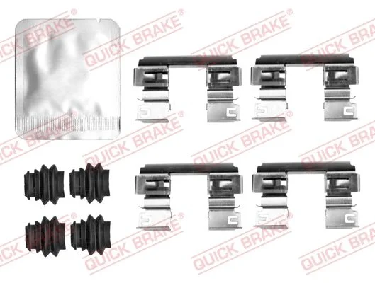 Priedų komplektas, diskinių stabdžių trinkelės QUICK BRAKE 109-0193