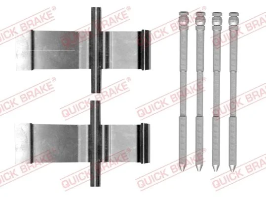 Priedų komplektas, diskinių stabdžių trinkelės QUICK BRAKE 109-0194