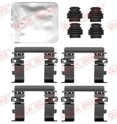 Priedų komplektas, diskinių stabdžių trinkelės quick brake 109-0198