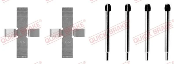 Priedų komplektas, diskinių stabdžių trinkelės QUICK BRAKE 109-0903