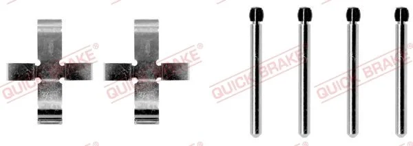 Priedų komplektas, diskinių stabdžių trinkelės QUICK BRAKE 109-0905