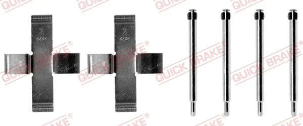 Priedų komplektas, diskinių stabdžių trinkelės QUICK BRAKE 109-0925