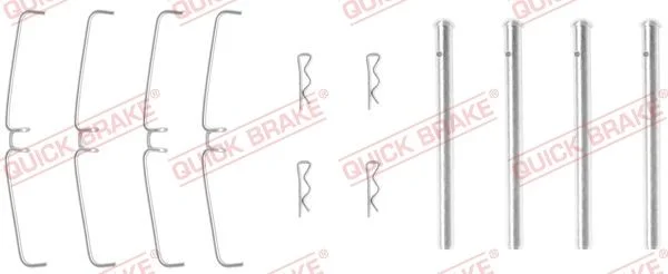 Priedų komplektas, diskinių stabdžių trinkelės QUICK BRAKE 109-0965