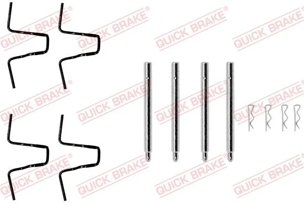 Priedų komplektas, diskinių stabdžių trinkelės QUICK BRAKE 109-0978