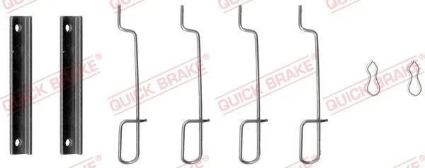 Priedų komplektas, diskinių stabdžių trinkelės quick brake 109-0992