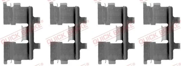 Комплект приладдя, накладка дискового гальма QUICK BRAKE 109-1015