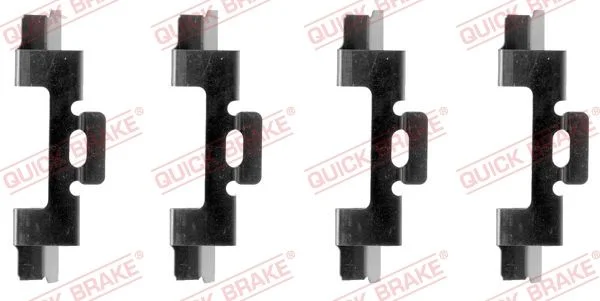 Priedų komplektas, diskinių stabdžių trinkelės QUICK BRAKE 109-1027