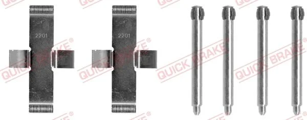 Priedų komplektas, diskinių stabdžių trinkelės QUICK BRAKE 109-1037