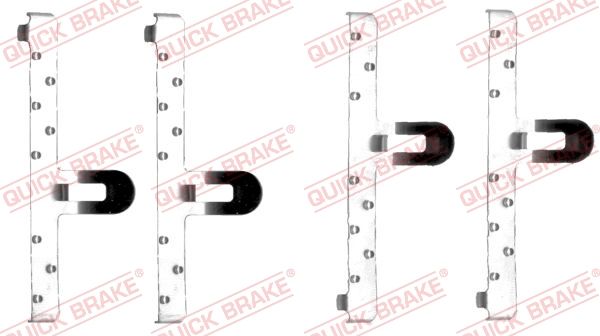 Комплект приладдя, накладка дискового гальма QUICK BRAKE 109-1048