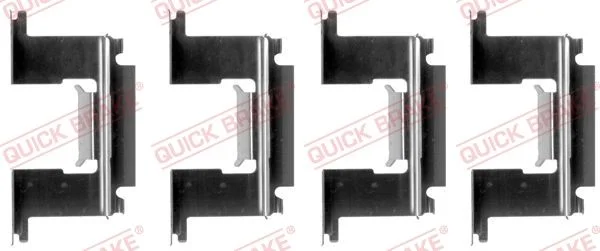 Priedų komplektas, diskinių stabdžių trinkelės QUICK BRAKE 109-1064