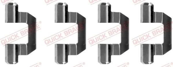 Priedų komplektas, diskinių stabdžių trinkelės QUICK BRAKE 109-1077