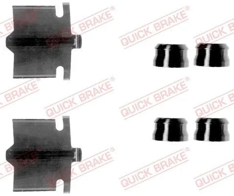 Комплект приладдя, накладка дискового гальма QUICK BRAKE 109-1084