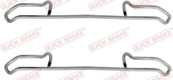Priedų komplektas, diskinių stabdžių trinkelės QUICK BRAKE 109-1085
