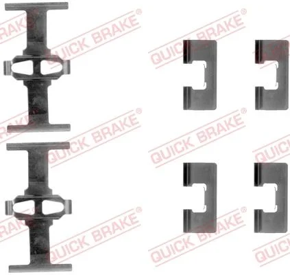 Priedų komplektas, diskinių stabdžių trinkelės QUICK BRAKE 109-1092