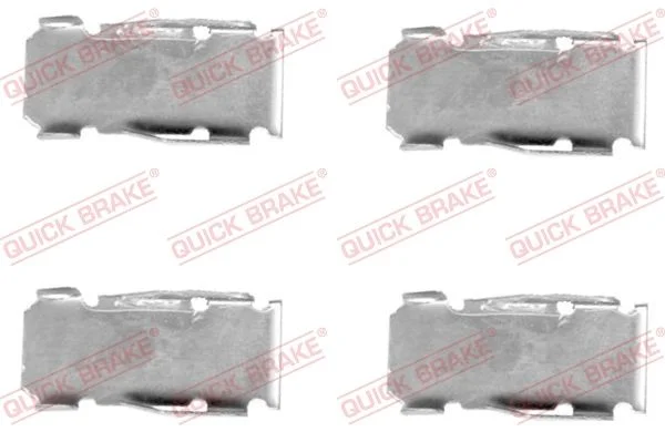 Priedų komplektas, diskinių stabdžių trinkelės QUICK BRAKE 109-1094