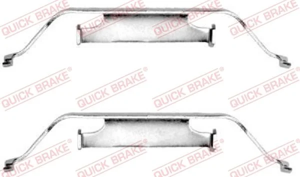 Комплект приладдя, накладка дискового гальма QUICK BRAKE 109-1096