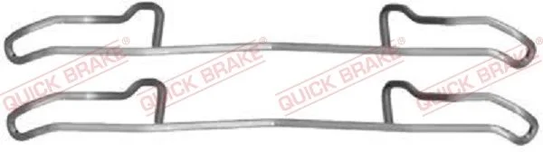 Priedų komplektas, diskinių stabdžių trinkelės QUICK BRAKE 109-1100