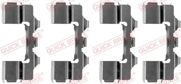 Priedų komplektas, diskinių stabdžių trinkelės QUICK BRAKE 109-1104