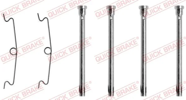 Priedų komplektas, diskinių stabdžių trinkelės QUICK BRAKE 109-1113