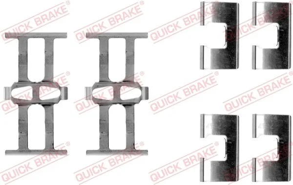Priedų komplektas, diskinių stabdžių trinkelės QUICK BRAKE 109-1118