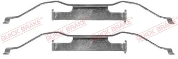 Priedų komplektas, diskinių stabdžių trinkelės QUICK BRAKE 109-1148