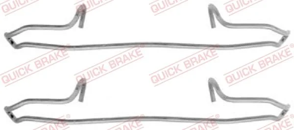 Accessory Kit, disc brake pad QUICK BRAKE 109-1159