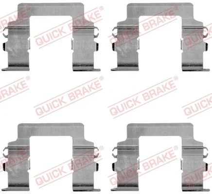 Priedų komplektas, diskinių stabdžių trinkelės QUICK BRAKE 109-1161