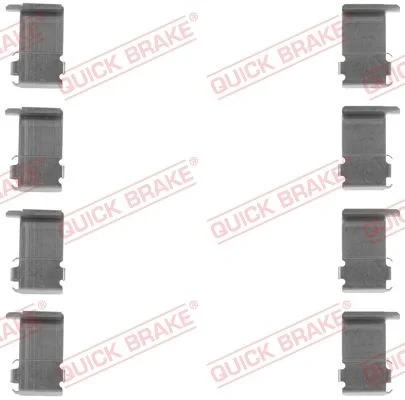Priedų komplektas, diskinių stabdžių trinkelės QUICK BRAKE 109-1162