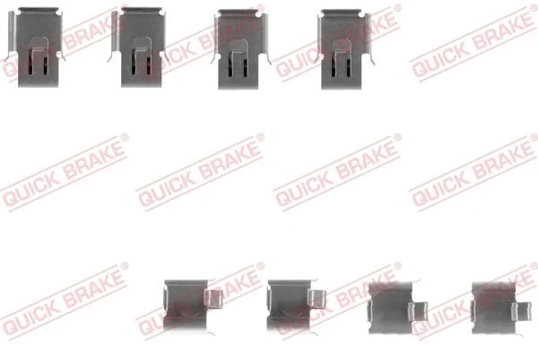 Priedų komplektas, diskinių stabdžių trinkelės QUICK BRAKE 109-1171
