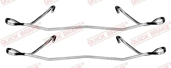 Priedų komplektas, diskinių stabdžių trinkelės QUICK BRAKE 109-1180