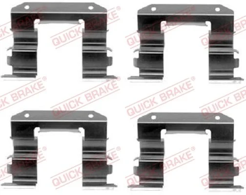 Priedų komplektas, diskinių stabdžių trinkelės QUICK BRAKE 109-1182