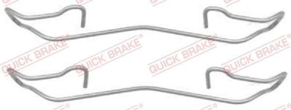 Accessory Kit, disc brake pad QUICK BRAKE 109-1187