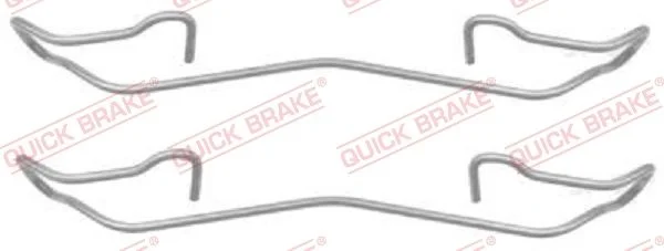 Priedų komplektas, diskinių stabdžių trinkelės QUICK BRAKE 109-1187