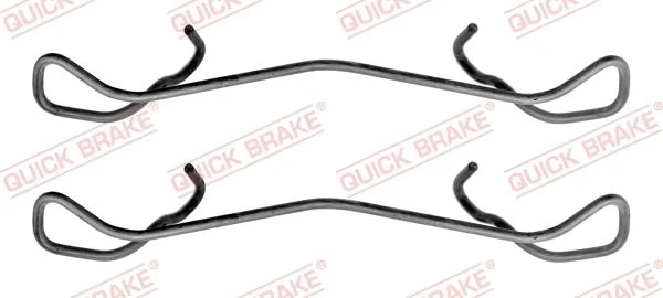 Priedų komplektas, diskinių stabdžių trinkelės QUICK BRAKE 109-1189