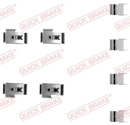 Accessory Kit, disc brake pad QUICK BRAKE 109-1198