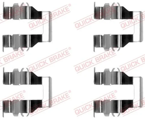 Priedų komplektas, diskinių stabdžių trinkelės QUICK BRAKE 109-1199