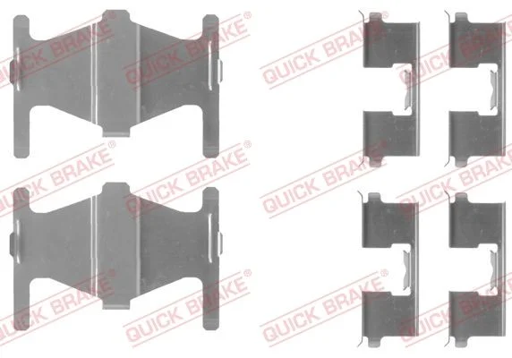 Комплект приладдя, накладка дискового гальма QUICK BRAKE 109-1204