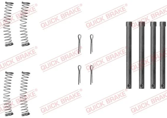 Комплект приладдя, накладка дискового гальма QUICK BRAKE 109-1210