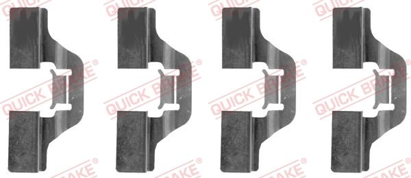 Accessory Kit, disc brake pad QUICK BRAKE 109-1211