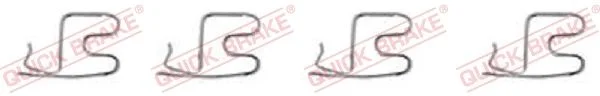 Priedų komplektas, diskinių stabdžių trinkelės QUICK BRAKE 109-1219