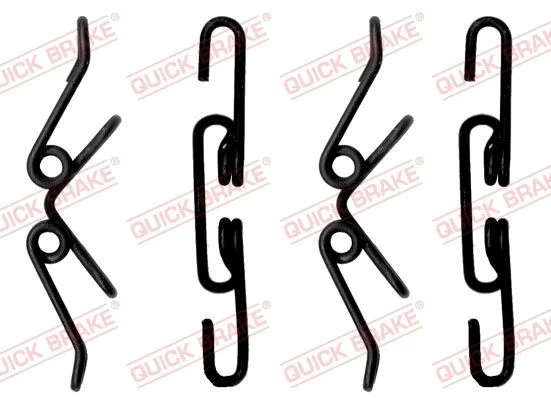 Priedų komplektas, diskinių stabdžių trinkelės QUICK BRAKE 109-1220