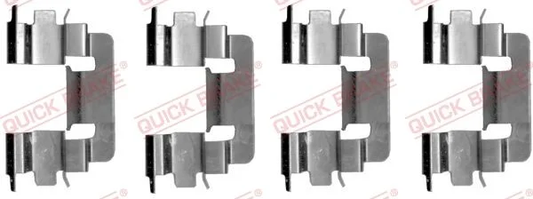 Priedų komplektas, diskinių stabdžių trinkelės QUICK BRAKE 109-1229