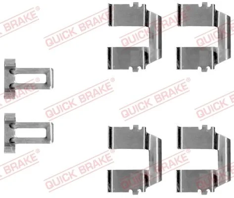 Priedų komplektas, diskinių stabdžių trinkelės QUICK BRAKE 109-1233